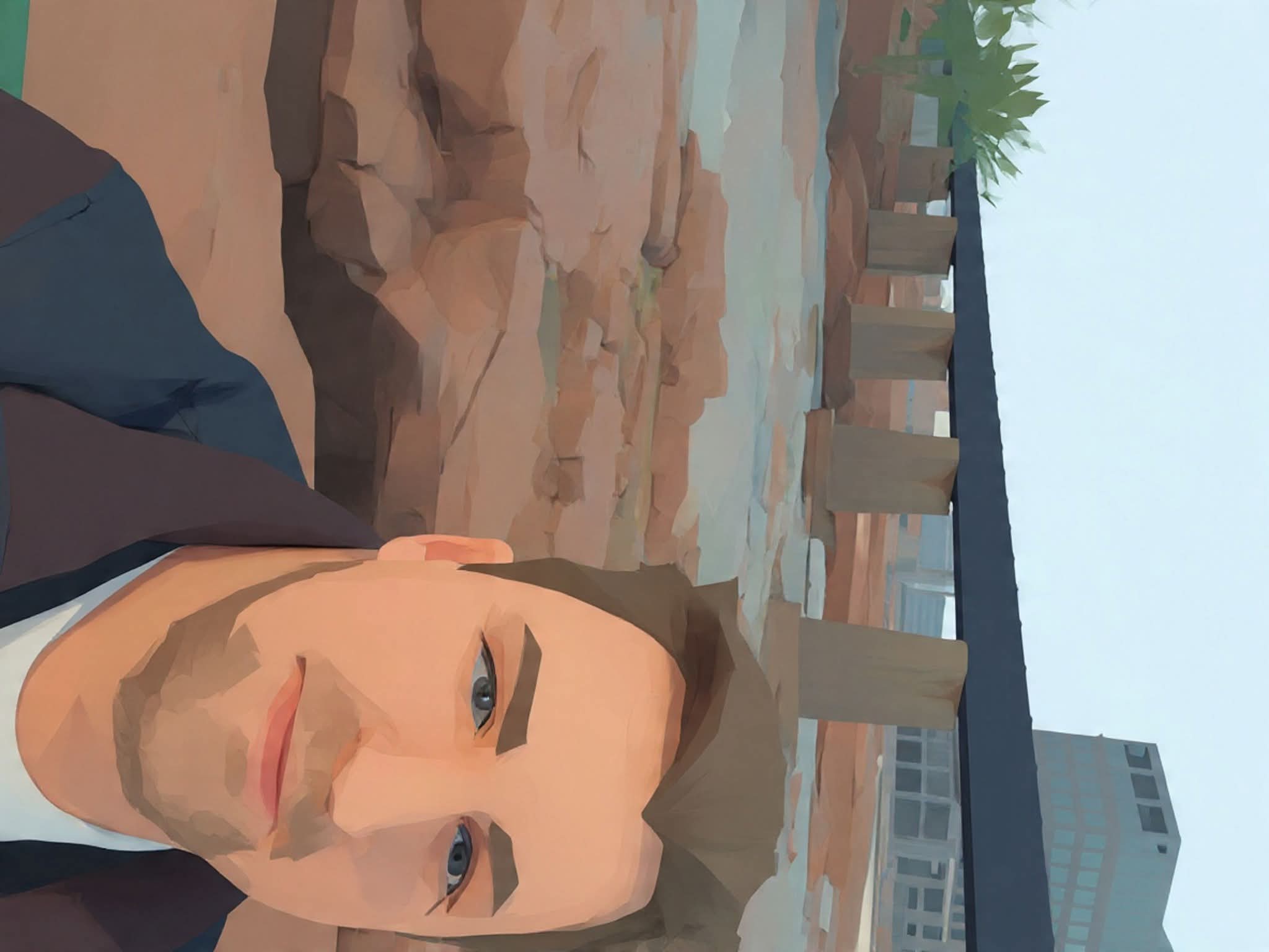 Original Maverick First stylized portrait artwork.